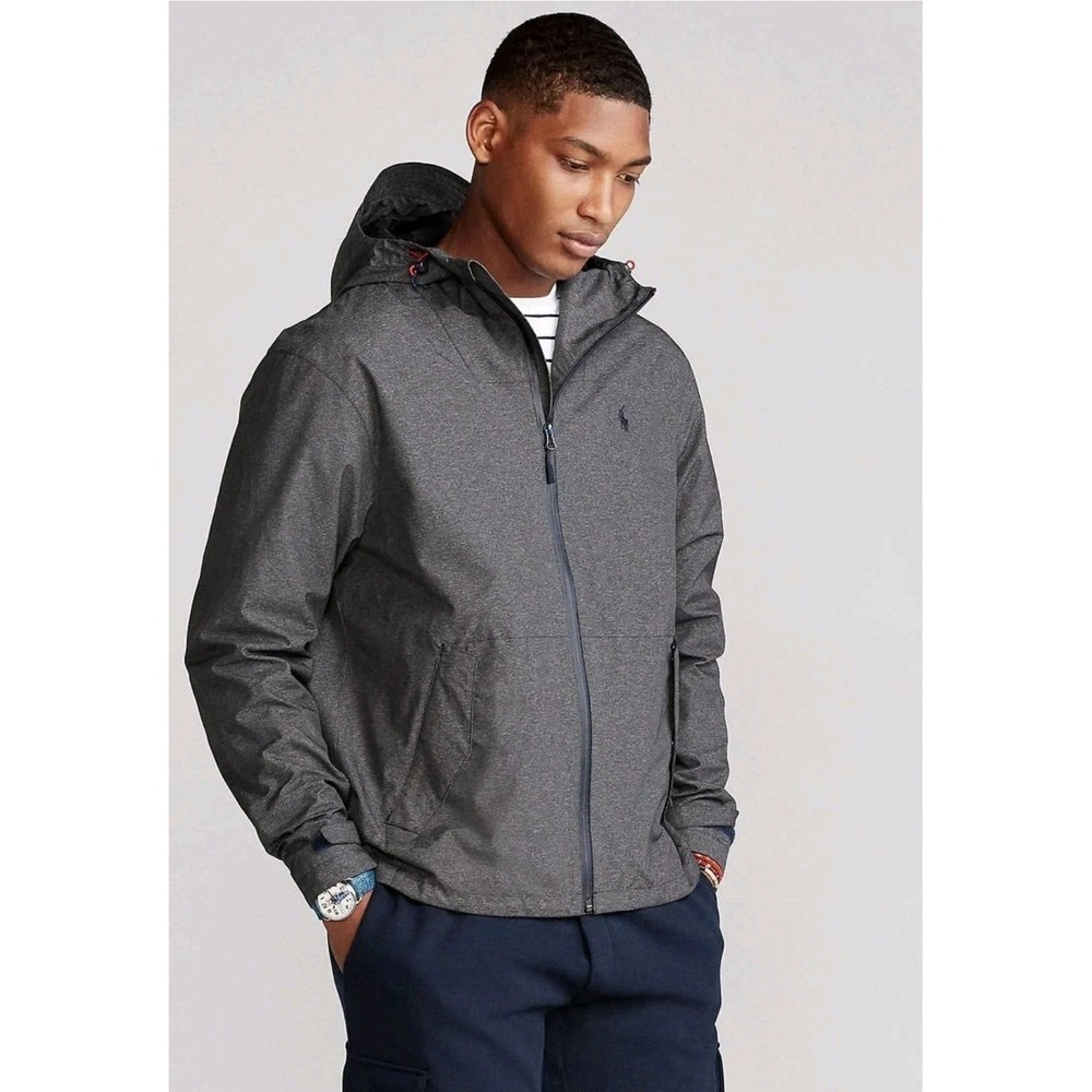 Polo Ralph Lauren Lightweight Water-Repellent Portland Hooded Jacket Men sz XXL